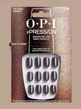 OPI xPRESS/ON Press-On Nails in “Hot Toddy” Bronze-ish color